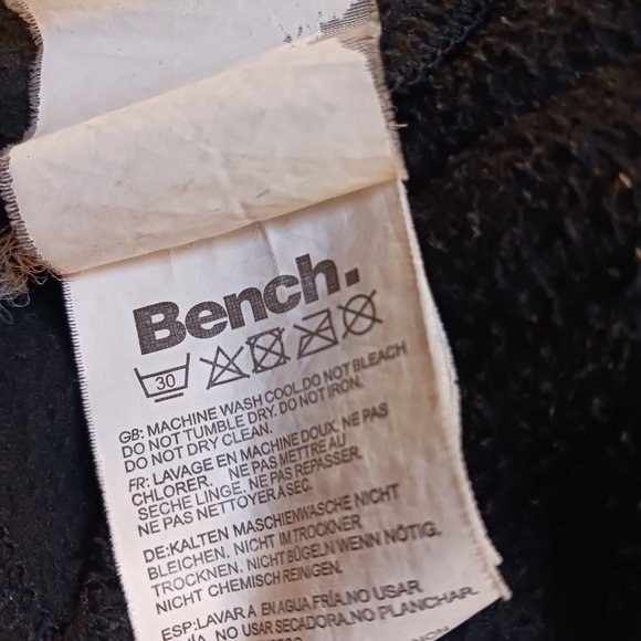 Boys Bench Black Fleece Zippered Jacket Size 5-6 YRS - Picture 11 of 13